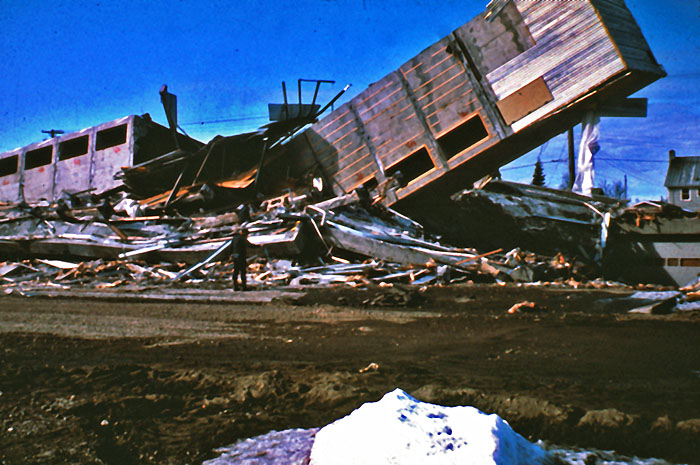 Alaska 1964 The Four Seasons Apartments in Anchorage (c) U.S. Geological Survey