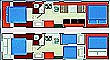 Motorhome-Aufteilung